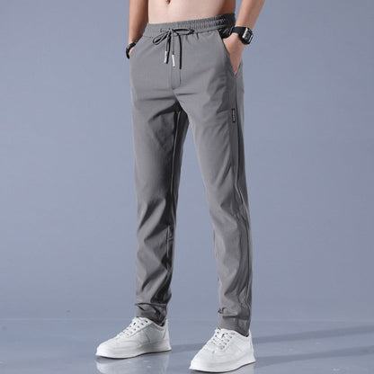 Hugo Trousers | Casual Drawstring Trousers with Slim Fit