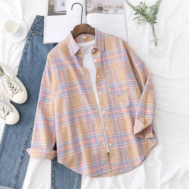 Ida Blouse | Casual Checked Shirt for Women