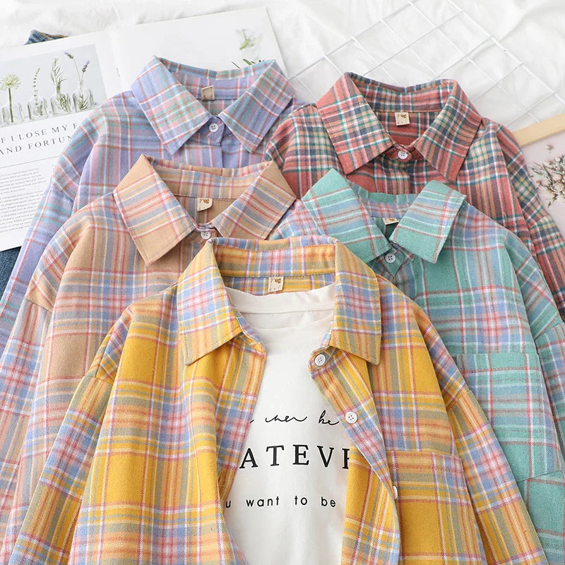 Ida Blouse | Casual Checked Shirt for Women