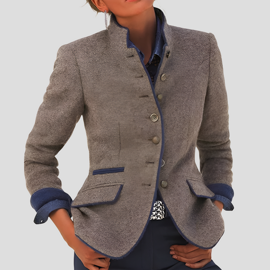 Ieva Jacket | Women’s Plain Colour Relaxed Fit Jacket