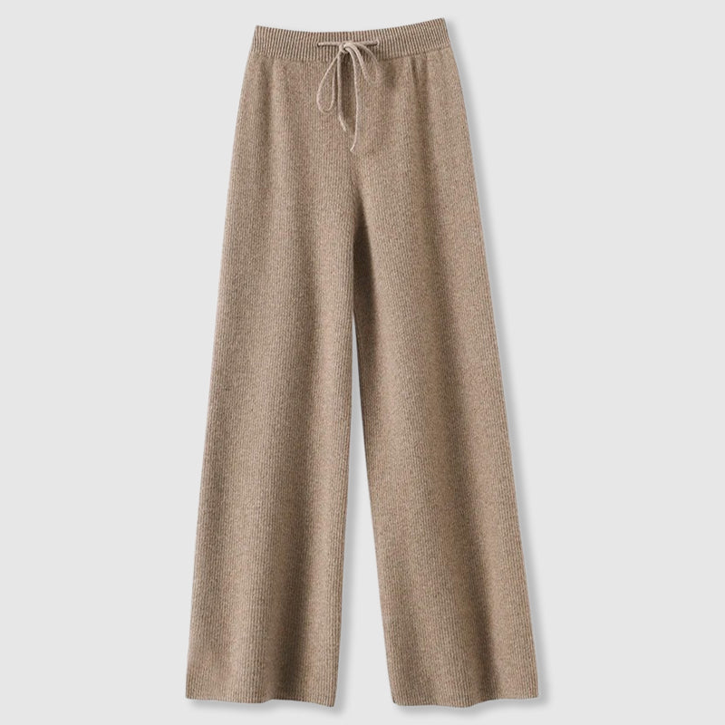 Ieva Pants | Women’s Cashmere Wide-Leg Pants