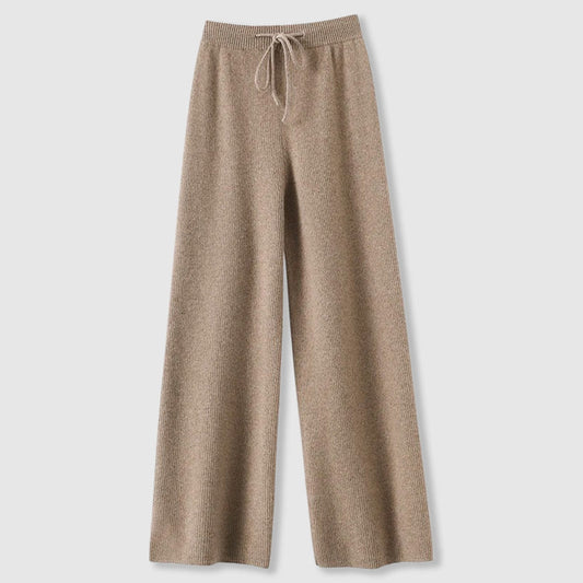 Ieva Pants | Women’s Cashmere Wide-Leg Pants