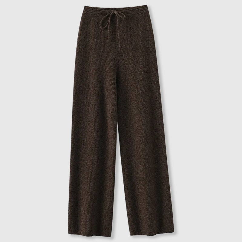 Ieva Pants | Women’s Cashmere Wide-Leg Pants