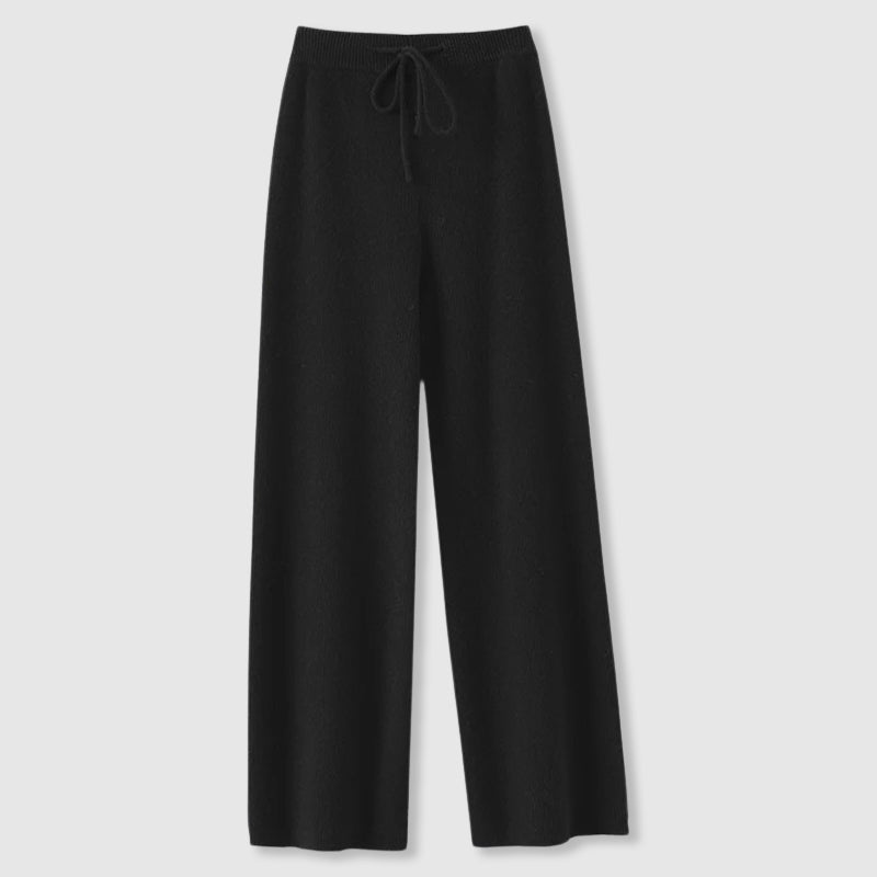 Ieva Pants | Women’s Cashmere Wide-Leg Pants