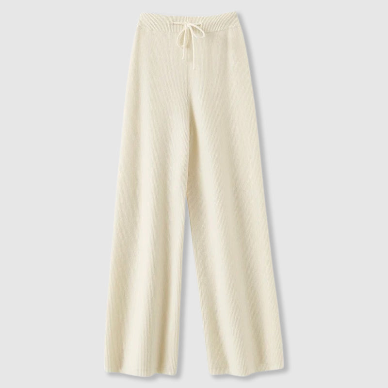 Ieva Pants | Women’s Cashmere Wide-Leg Pants