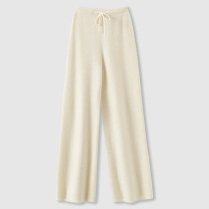 Ieva Pants | Women’s Cashmere Wide-Leg Pants