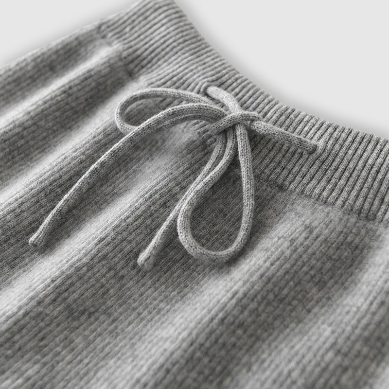 Ieva Pants | Women’s Cashmere Wide-Leg Pants