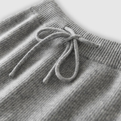 Ieva Pants | Women’s Cashmere Wide-Leg Pants