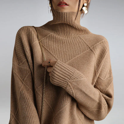 Ieva Sweater | Women’s Soft-Feel Knit Turtleneck Sweater