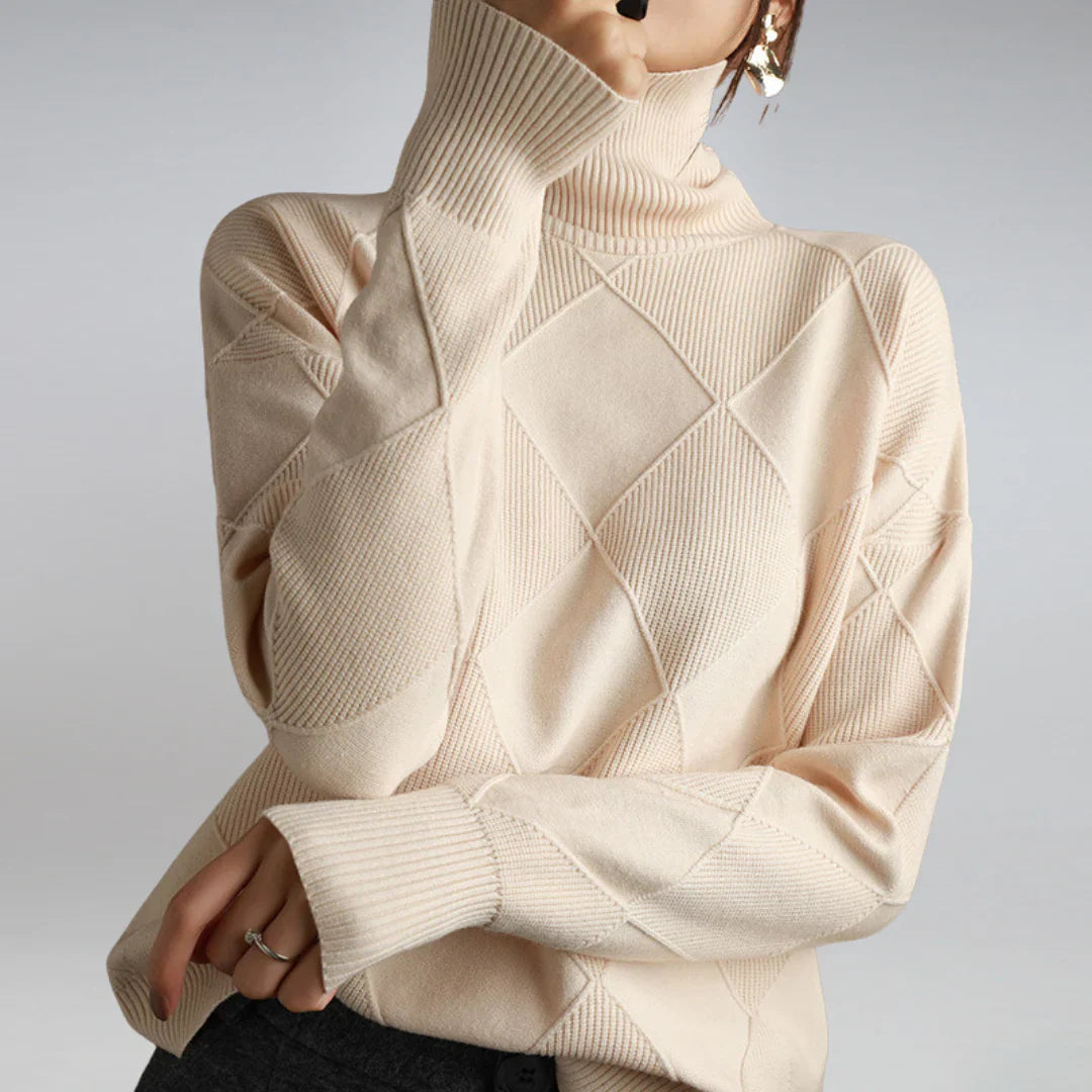 Ieva Sweater | Women’s Soft-Feel Knit Turtleneck Sweater