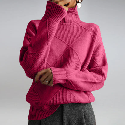 Ieva Sweater | Women’s Soft-Feel Knit Turtleneck Sweater