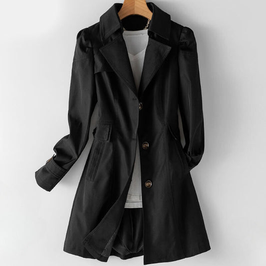Ieva Trench Coat | Women’s Double-Breasted Classic Trench Coat