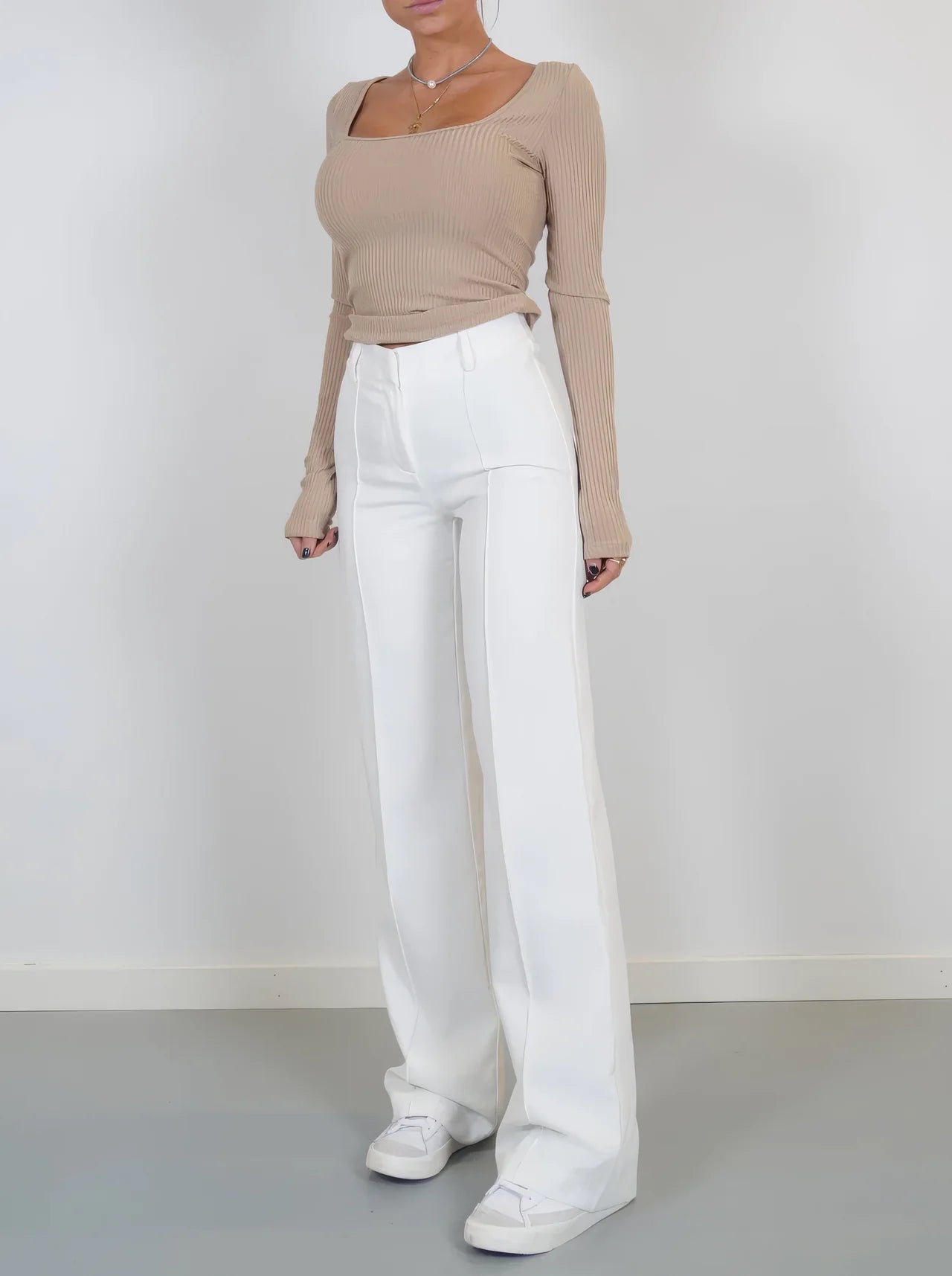 Iris Pants | Wide-Leg High Waisted Trousers for Women