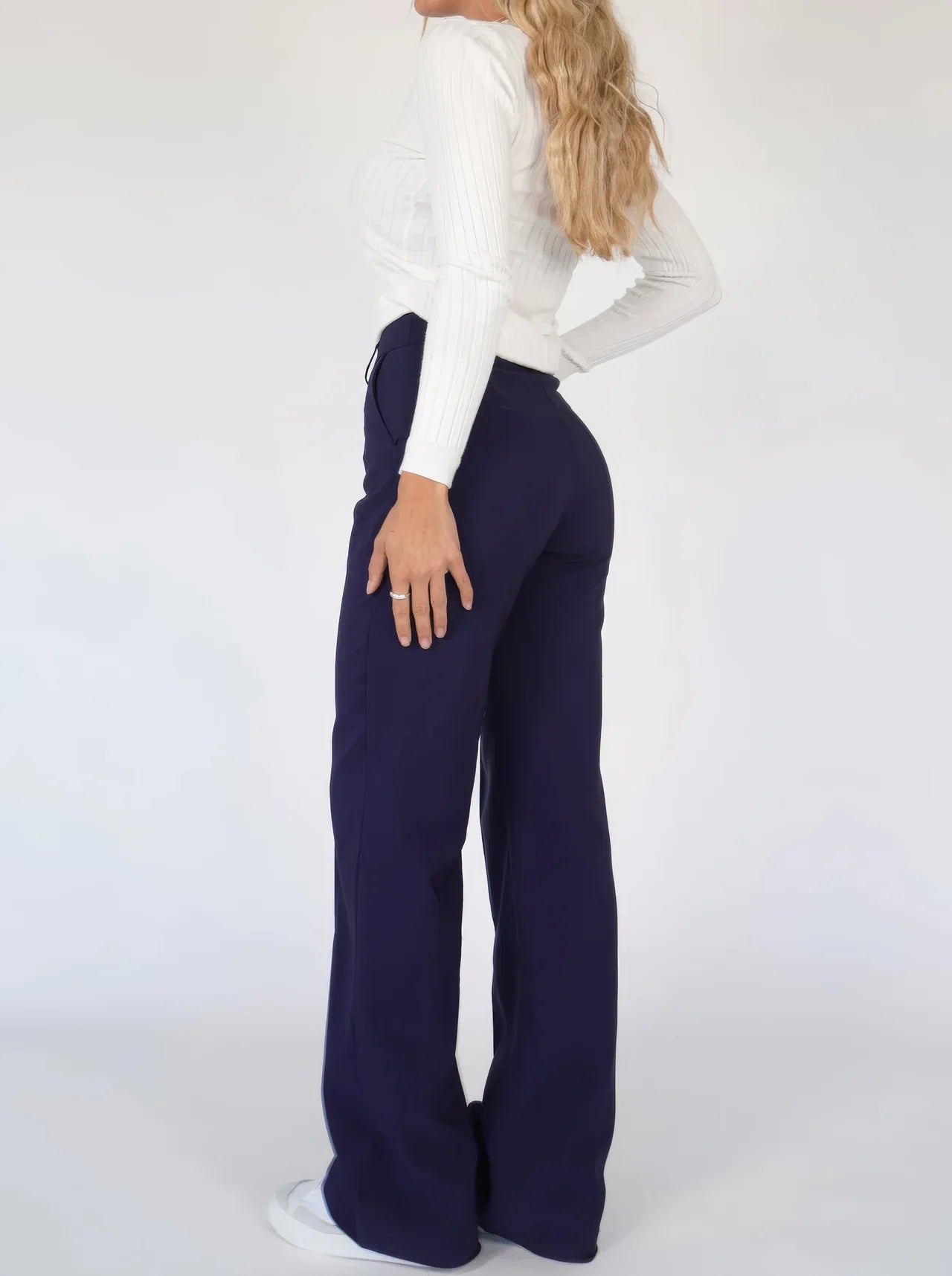 Iris Pants | Wide-Leg High Waisted Trousers for Women