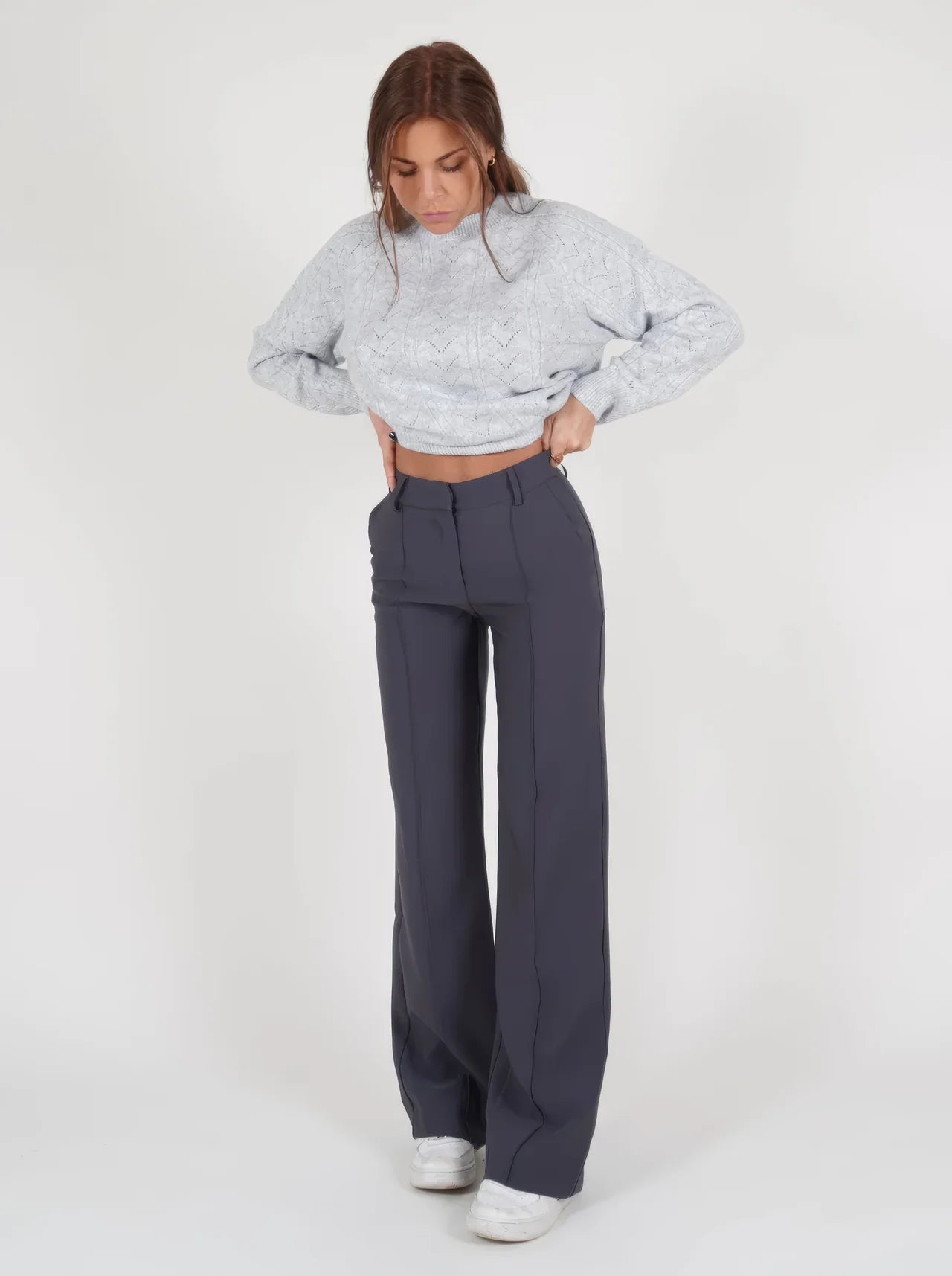 Iris Pants | Wide-Leg High Waisted Trousers for Women