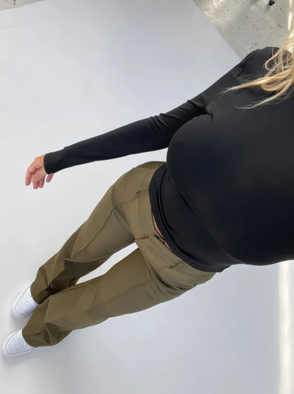 Iris Pants | Wide-Leg High Waisted Trousers for Women