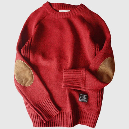Jack Wool Pullover Sweater | Crewneck Relaxed Fit Sweater