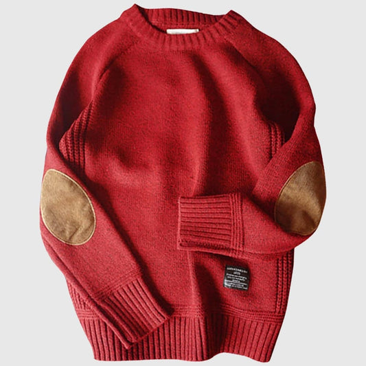 Jack Wool Pullover Sweater | Crewneck Relaxed Fit Sweater