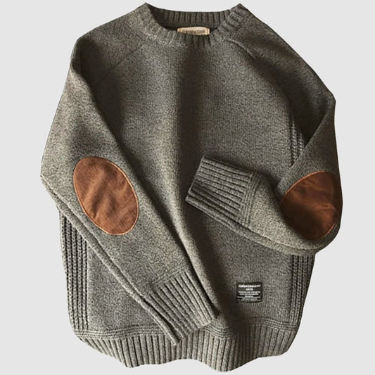 Jack Wool Pullover Sweater | Crewneck Relaxed Fit Sweater