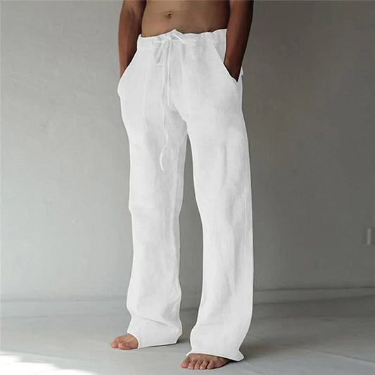 Jude Trousers | Men's Baggy Linen Trousers