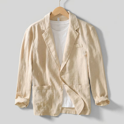 Arthur Regular Fit Blazer | Collared Hip-Length Blazer