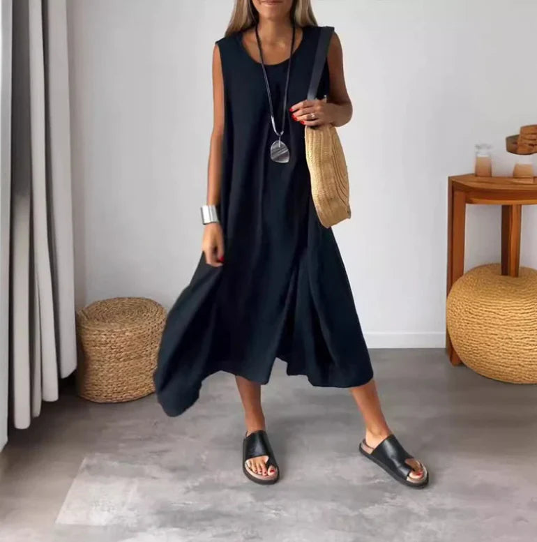 Kourtney Dress | Fashionable Sleeveless Dress with Pocket