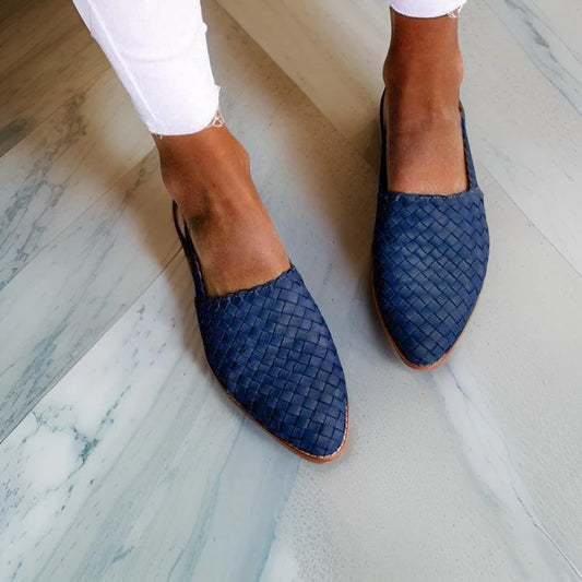 Lainey Sandals | Women's Woven Leather Sandals