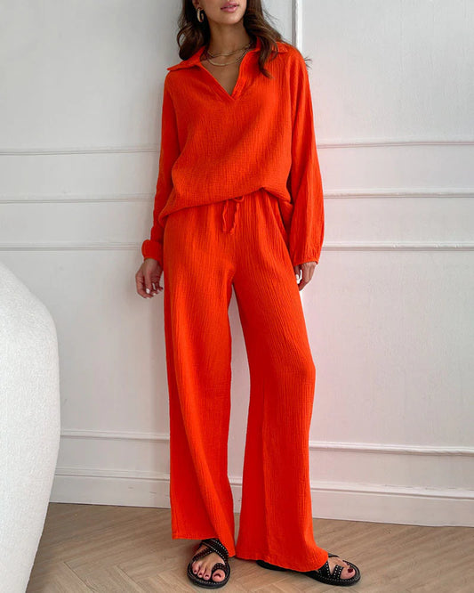 Laney Set | Two-Piece Cotton Loungewear Set