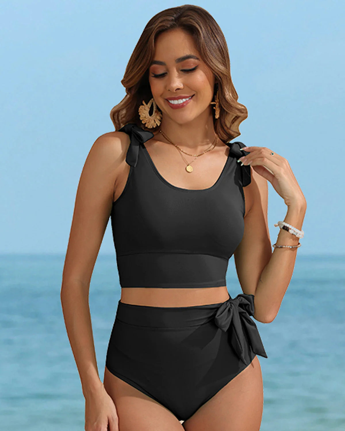 Lara Swimwear | Women's Ribbon Bikini Swimwear