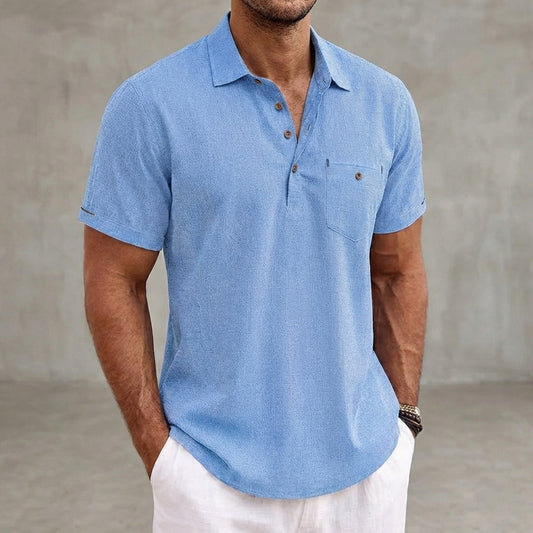 Theodore Regular Fit Polo Shirt | Collared Button Placket Polo Shirt