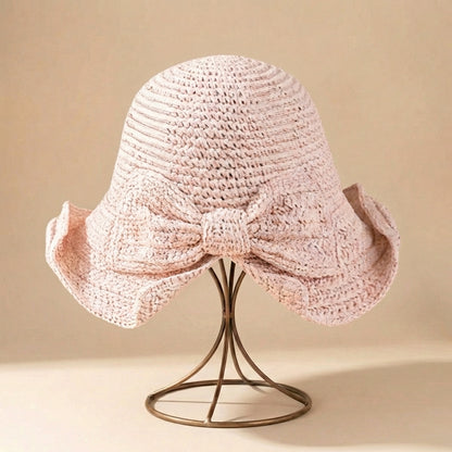 Elowen Woven Straw Sun Hat | Lightweight Breathable Summer Beach Hat