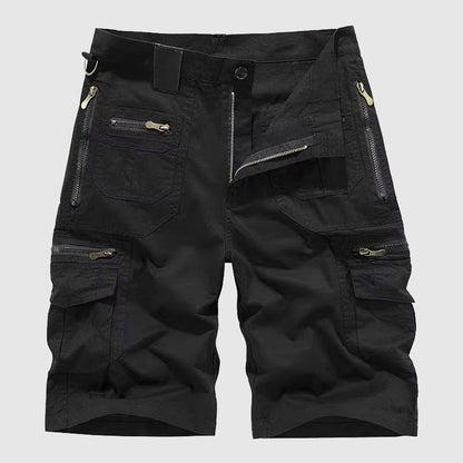 Arthur Relaxed Fit Cargo Shorts | Cargo Pockets Knee-Length Shorts