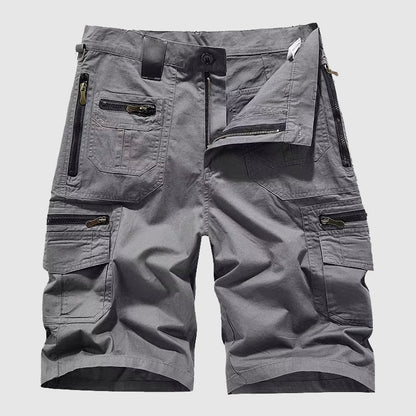 Arthur Relaxed Fit Cargo Shorts | Cargo Pockets Knee-Length Shorts