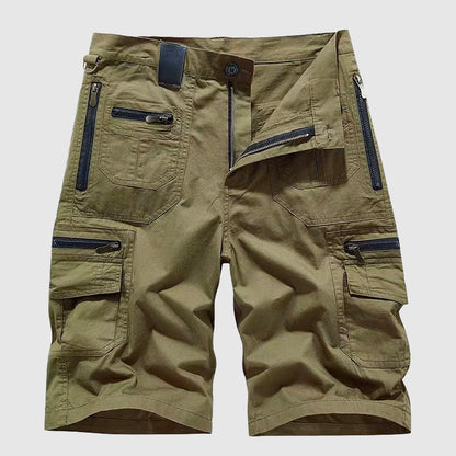 Arthur Relaxed Fit Cargo Shorts | Cargo Pockets Knee-Length Shorts