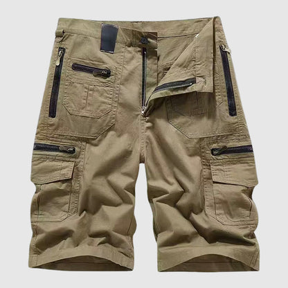 Arthur Relaxed Fit Cargo Shorts | Cargo Pockets Knee-Length Shorts