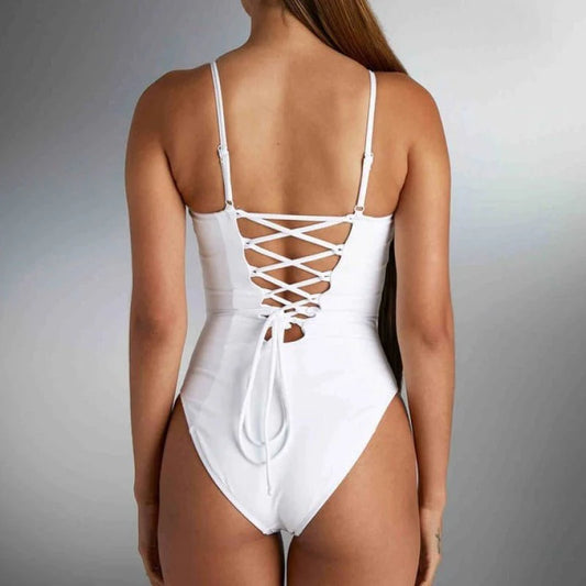 Louella Swimwear | Braided Back One-Piece Swimsuit
