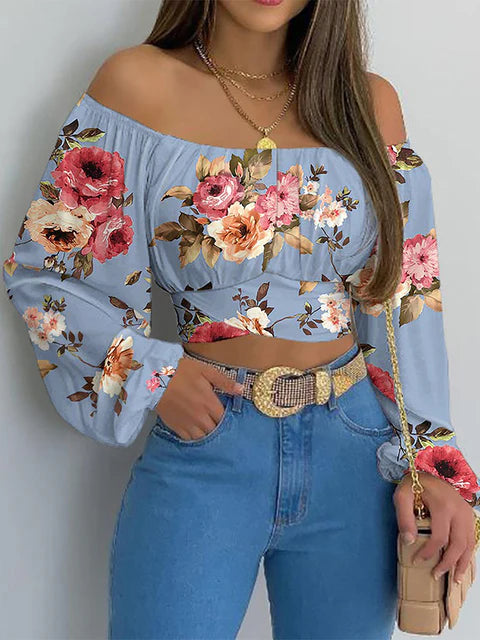 Luanne Blouse | Boho Off-Shoulder Blouse