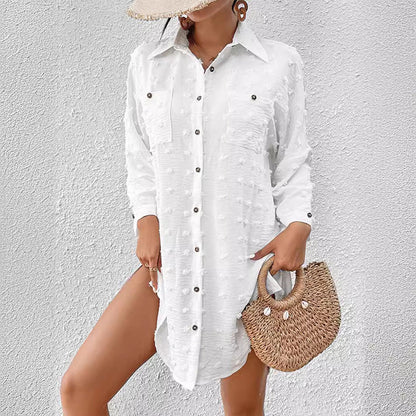 Lysandra Cover-Up | Summer Beach Comfortable Cover-Up Shirt
