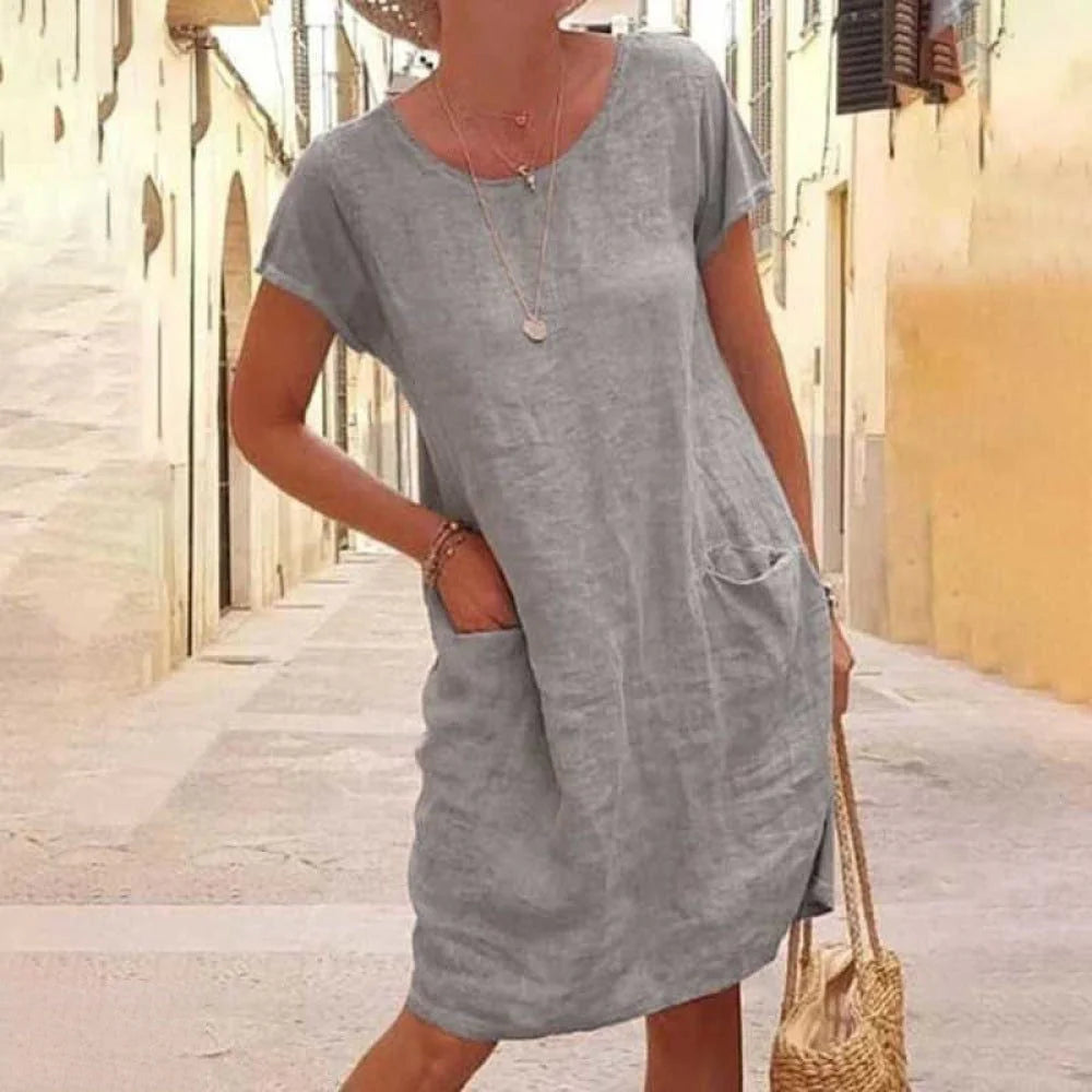 Macee Dress | Casual Knee-Length Summer Shirt Dress
