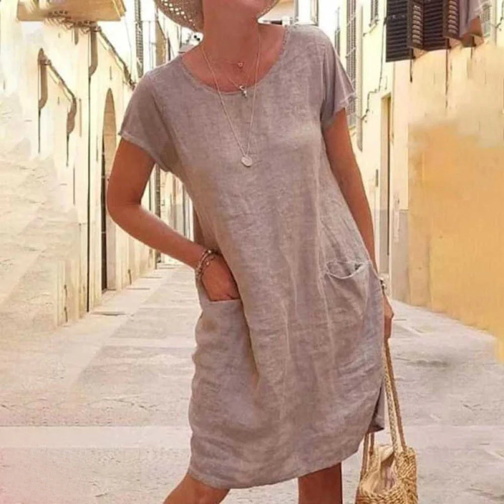 Macee Dress | Casual Knee-Length Summer Shirt Dress