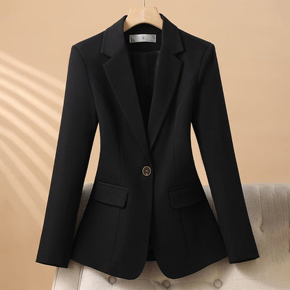 Isla Tailored Blazer | Single Button Closure Flap Pockets Blazer