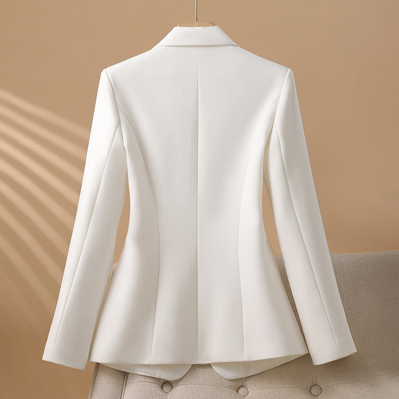 Isla Tailored Blazer | Single Button Closure Flap Pockets Blazer