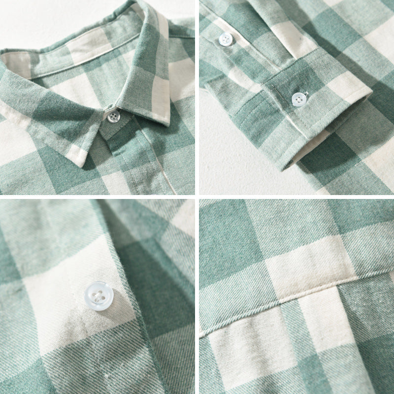 Oscar Regular Fit Button-Up Shirt | Check Pattern Collared Shirt