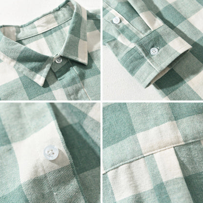 Oscar Regular Fit Button-Up Shirt | Check Pattern Collared Shirt