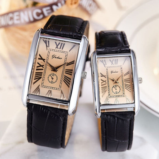 Arthur Rectangular Case Watch | Roman Numerals Set