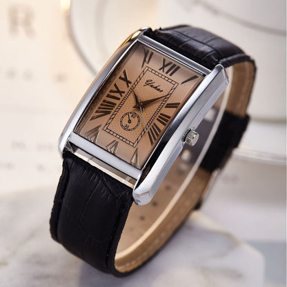 Arthur Rectangular Case Watch | Roman Numerals Set