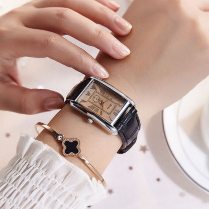 Arthur Rectangular Case Watch | Roman Numerals Set