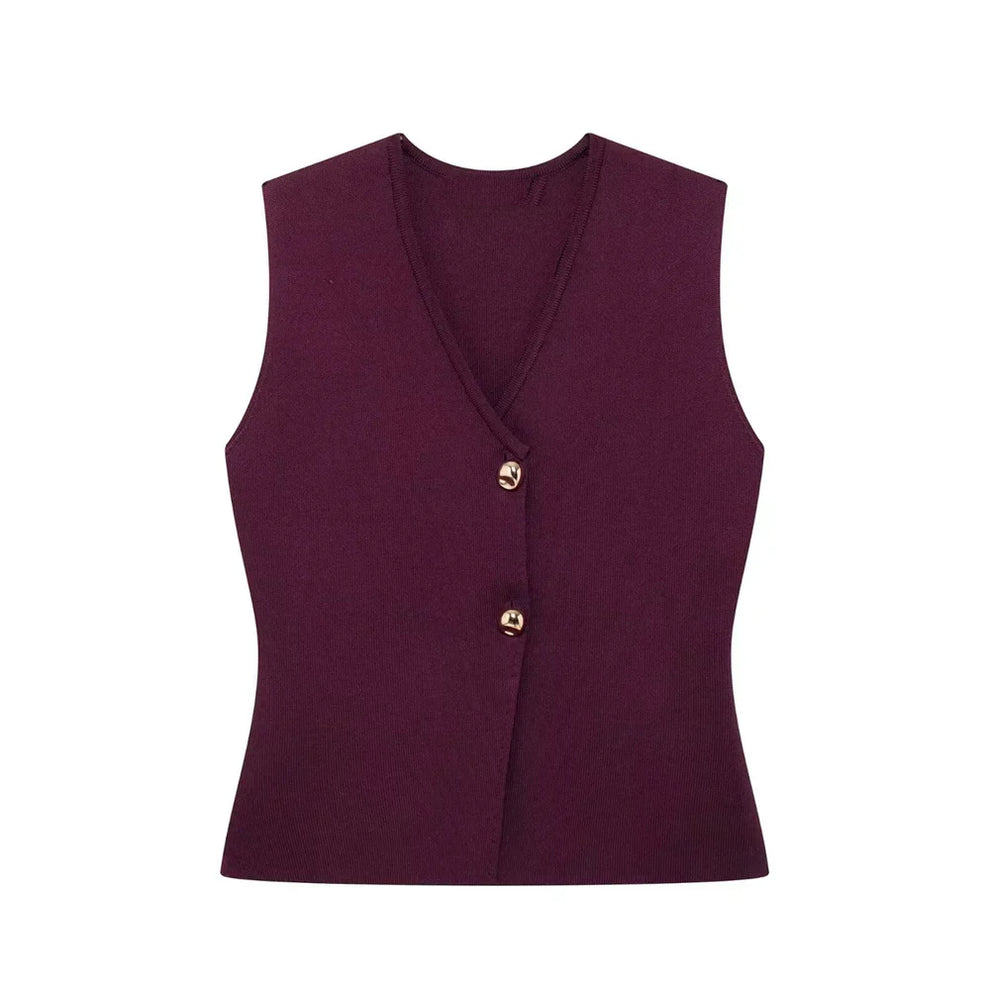 Matilda Top | Women's Sleeveless Gilet Top