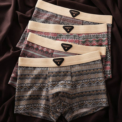 Thomas Form-Fitting Boxer Briefs | Geometric Mid-Thigh Boxer Briefs