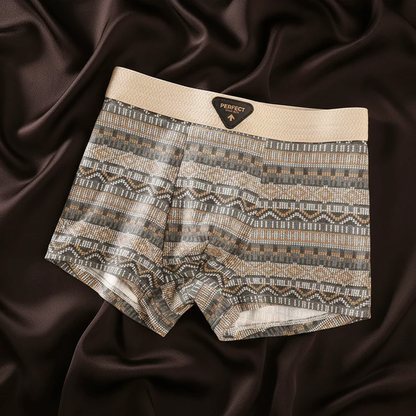 Thomas Form-Fitting Boxer Briefs | Geometric Mid-Thigh Boxer Briefs